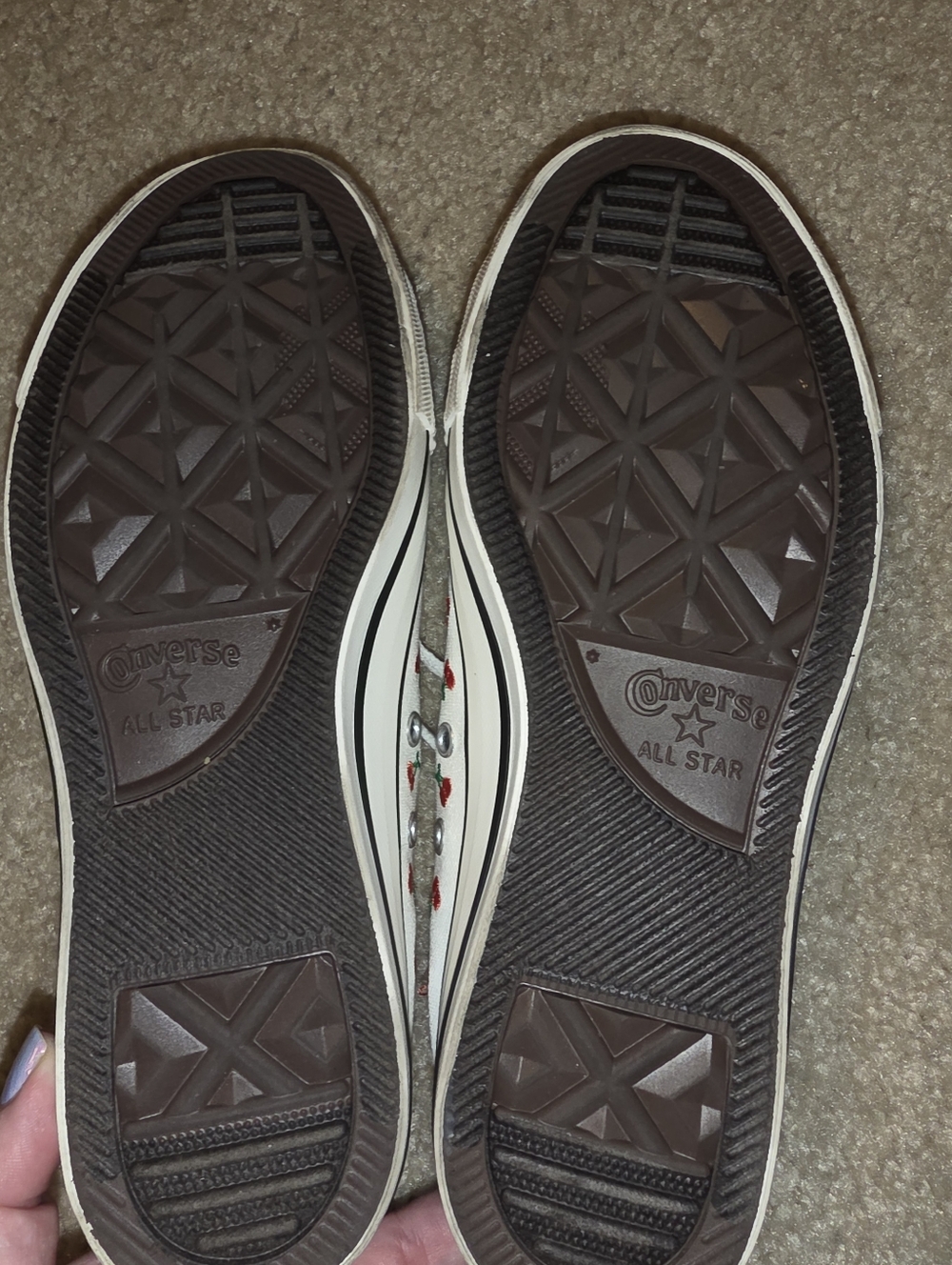 Converse Chuck Taylor All Star Shoreline Cherry Slip-on Flat Shoes 8 - Picture 2 of 7